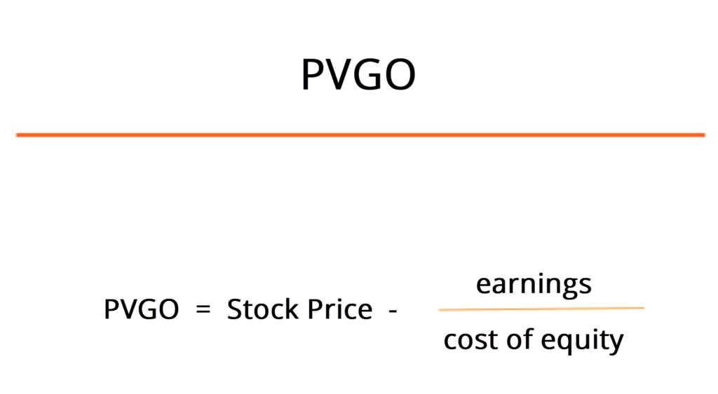 present value of growth opportunities pvgo